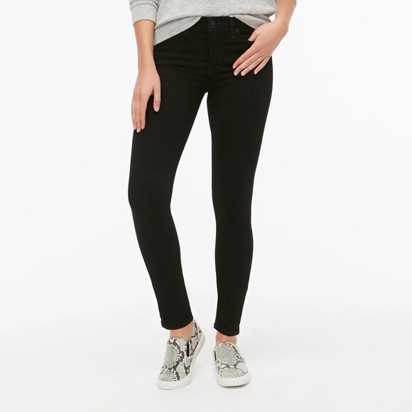 Jcrew 8"-rise black skinny jean in signature stretch Item J5498 - Picture 2 of 5